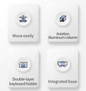 Fabrikant Direct Mobiele Medische Metalen <span class=keywords><strong>Trolley</strong></span> met Camera & Printerlade voor rondgaan, onderwijs en registratie - Product Image 6