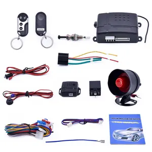 Sistema de alarma para coche, dispositivo de alarma Manual de usuario en español, código fijo/de aprendizaje, frecuencia de 370 Mhz, antirrobo, América del Sur