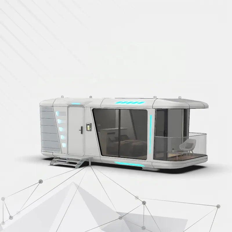 Petite Maison mobile durable de luxe Maison préfabriquée Space Capsule House