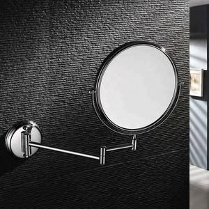 ORB Peinture Laiton Acier Inoxydable 8 pouces 3X Double <span class=keywords><strong>Face</strong></span> Pliant Mur Rond Beauté <span class=keywords><strong>Miroir</strong></span> de Maquillage - Product Image 6