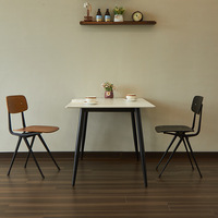 Chaise style industriel Loft nordique rétro en fer forgé pays américain simple vintage maison salle à manger et café chaise de bar