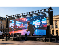 Écran LED extérieur étanche IP65 NewCai P3.91, location, 3840Hz, taux de rafraîchissement élevé, SDK activé, dimensions personnalisables, animation