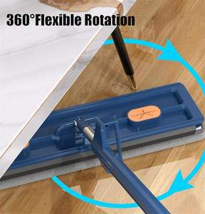 <span class=keywords><strong>Saker</strong></span> Plus grande vadrouille plate de nettoyage ménager vadrouille plate avec seau tampons de vadrouille de nettoyage de sol en microfibre durables - Product Image 5