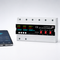 Commutateur de transfert automatique JIUJI 63A avec protection contre les surtensions et les sous-tensions et protection contre les surintensités, sélecteur de phase automatique JJVPD6-63VAKW