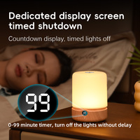 Lampe de bureau intelligente à capteur tactile 2026, couleurs RGB, veilleuse, lampe de chevet rechargeable par USB, contrôle tactile à intensité variable