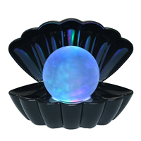 Lampe de table brevetée en forme de coquille avec abat-jour nuageux, lumière nocturne à changement de couleur RVB, cadeau pour enfant, décoration d'intérieur, charge USB, pile AAA 5V, vente chaude