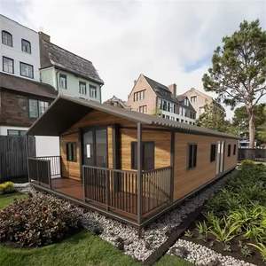 Ray-Zen Huis Kamer Prefab Geïntegreerde Uitbreidbare Containerwoning 40ft 4 Slaapkamers Mobiele Woning op Wielen met Keuken - Product Image 2