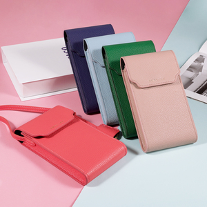 Custom Logo Universal PU Leather Crossbody <strong>Phone</strong> <strong>Bag</strong> Wallet Card <strong>Bag</strong> Shoulder <strong>Cell</strong> <strong>Phone</strong> Purse Case with Adjustable Strap - Product Image 6