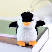 Porte-clés pingouin en peluche de 4 pouces, petit cadeau pour enfants