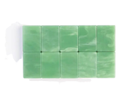 Excellent jeu de mahjong en acrylique personnalisable de couleur vert turquoise, un article tendance adapté aux jeux