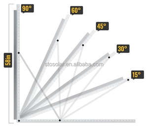 STO ENERGY ST-BSM Kit <span class=keywords><strong>de</strong></span> système <span class=keywords><strong>de</strong></span> montage <span class=keywords><strong>de</strong></span> toit pour balcon et <span class=keywords><strong>jardin</strong></span>, montage triangulaire solaire réglable en Offre Spéciale, charge <span class=keywords><strong>de</strong></span> vent au sol plat - Product Image 5