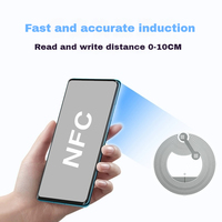 Mini étiquettes NFC autocollant autocollant Nfc 213 215 216 puce HF étiquette NFC intelligente de la Chine modèle ISO matériel de papier de fréquence 13.56MHz