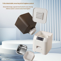 Distributeur automatique intelligent de nourriture pour animaux de compagnie (chiens et chats) à piles, OEM/ODM, moderne, bol distributeur, le plus vendu, fabricant en gros