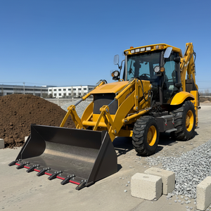 Mini rétrocaveuse chinoise 4x4, chargeuse-pelleteuse, <span class=keywords><strong>tracteur</strong></span> diesel, excavatrice à vendre - Product Image 3