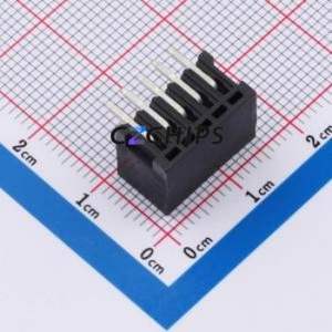 DB2ERC-2.5-5P-BK Plug-in Terminal Block Through hole,P=2.5mm Connector Board-to-Board / Socket - Closed 1x5P 2.5mm Black - Product Image 2