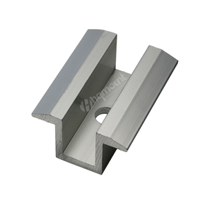 Al por mayor venta al por mayor nuevo diseño Anti-corrosión de aluminio de plata Panel <span class=keywords><strong>Solar</strong></span> abrazadera PV Kits para Panel <span class=keywords><strong>Solar</strong></span> carril HQ montaje - Product Image 2