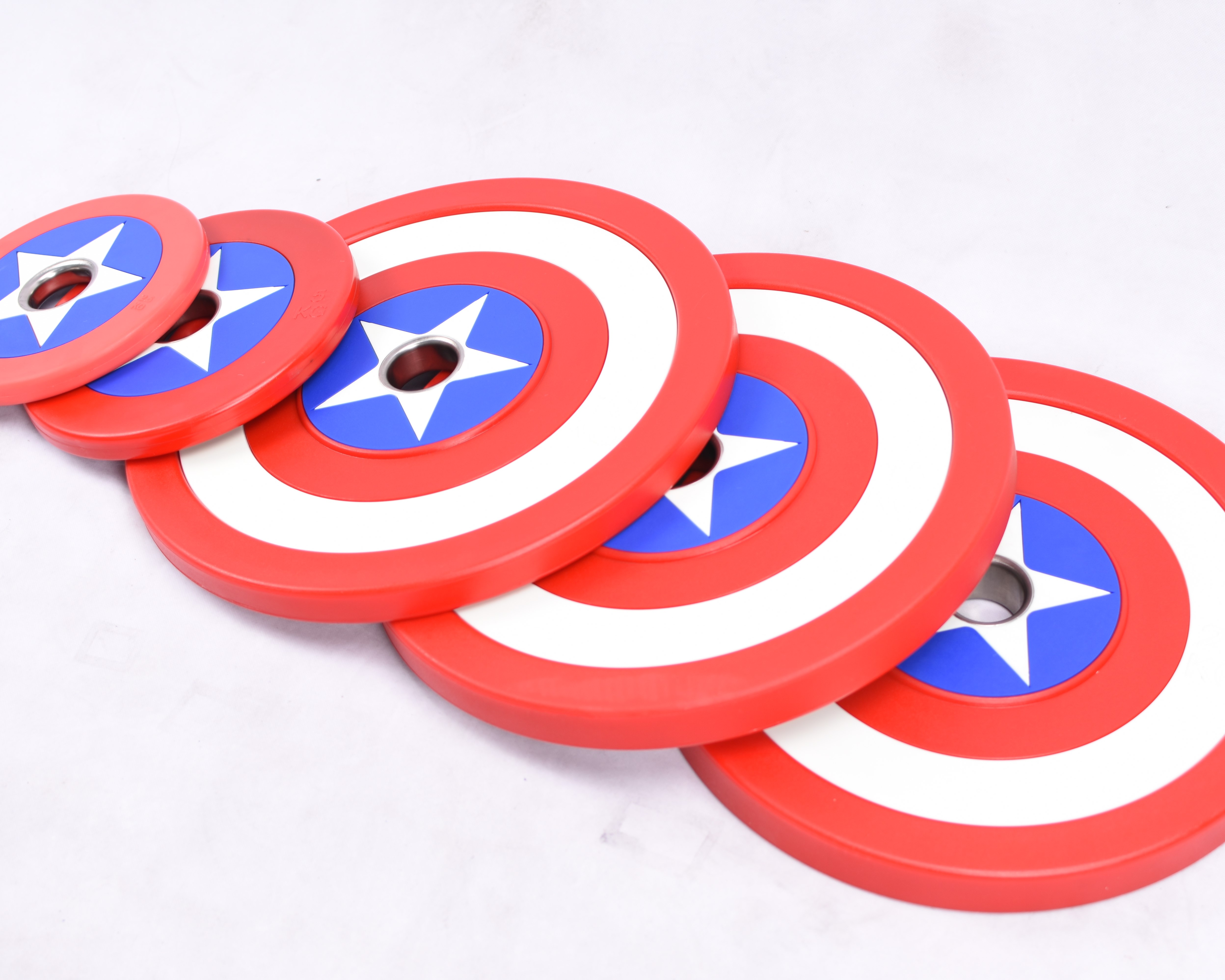 Captain America Bumper Plates
