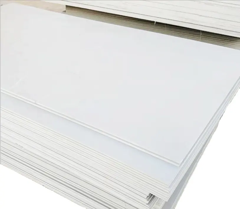1220x2440mm White Hard PVC Foam Plastic Sheet 3mm 4mm 5mm PVC Celuka Board For Decoration