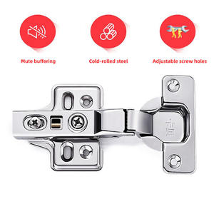 फर्नीचर कैबिनेट हिंग कोल्ड रोल स्टील डोर हाइड्रोलिक हेंज डैम्पर बफर नरम पास रसोई फर्नीचर हार्डवेयर बनाया गया - Product Image 3