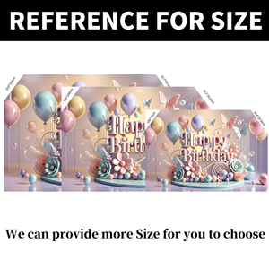 Fondo <span class=keywords><strong>de</strong></span> Decoración para Fiesta <span class=keywords><strong>de</strong></span> Primer Cumpleaños <span class=keywords><strong>de</strong></span> Niña, con Diseño <span class=keywords><strong>de</strong></span> Mariposas y Flores en Color Macarrón, Efecto 3D - Product Image 4