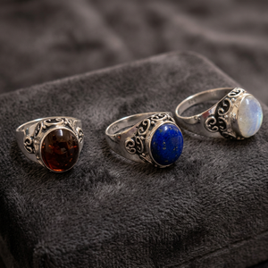Anillos de Plata de Ley con Piedras Preciosas Naturales de Corte Princesa, Certificados por IGI, Estilo Vintage, Engaste de Canal, Joyería al por Mayor de Alta Calidad - Product Image 2