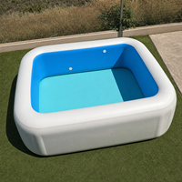 Aufblasbarer Swimmingpool aus China, PVC-Kinderpool, Rechteckig oder Rund, Sommer-Schwimmbecken, Direkt vom Hersteller