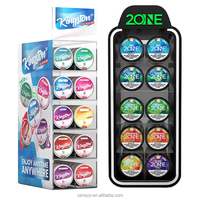 Pochettes acryliques personnalisées pour nicotine, 10 saveurs, présentoir LED pour snus, boutique de détail populaire