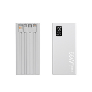 พาวเวอร์แบงค์ 20000mAh PD 66W ชาร์จเร็วพร้อมสายเคเบิลสีขาว - Product Image 1