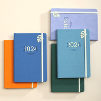 Vente en gros 2025 Plans A5 Multicolore PU Cuir Journal d'Affaires Planificateur Logo Personnalisé Carnet Pas Cher Promotionnel Personnalisable Agenda