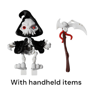 Vashine Figurine articulée squelette imprimée en 3D en PLA souple et coloré, matériaux écologiques, jouet articulé pour Halloween - Product Image 3
