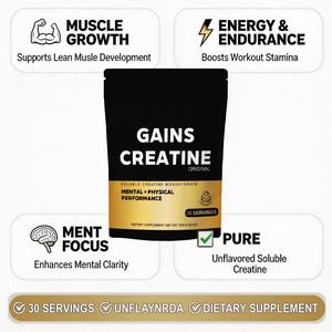 Fabricant OEM LDJ - GAINS ORIGINAL CREATINE - <span class=keywords><strong>Poudre</strong></span> - Amélioration des performances mentales et physiques - GAINS & STRENGTH - Pilules pour la prise <span class=keywords><strong>de</strong></span> poids - Product Image 5