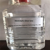 Production d'ions d'argent électrolytiques, d'ions d'argent actifs et de solutions aqueuses d'ions d'argent pur comme substitut de