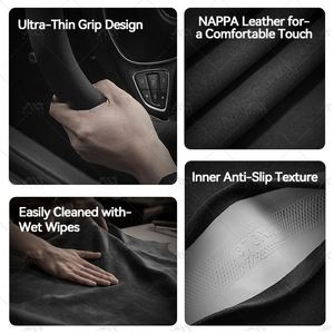 Cubierta de volante absorbente de sudor antideslizante, cubierta de dirección deportiva delgada para Chery ICAR 03, accesorios - Product Image 3