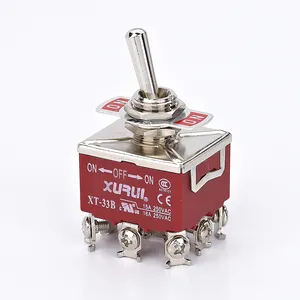 TPDT 9 pin interruptor de palanca 20a fabricante de china