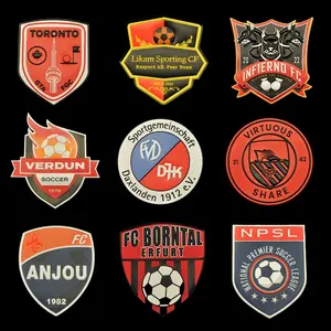 Factory Price Custom Design TPU Patches Iron On Sports Badges For Hat And Clothing Patch