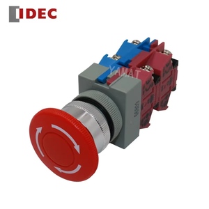 KAILIN <span class=keywords><strong>IDEC</strong></span> Neuer und Originaler Schalter AVW410R 22mm Durchmesser Not-Aus-Taster Schalter Normalerweise Geschlossen Drehbarer Reset-Stopp-Schlüssel - Product Image 4