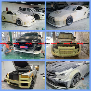 At Style Kit de carrosserie de pare-chocs avant et arrière pour <span class=keywords><strong>Audi</strong></span> Q5 2009-2017 Matériau ABS Barre avant Lèvre arrière et jupe latérale Nouvelle mise à niveau - Product Image 2