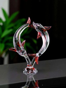 Tiny Glass World Handmade Murano Blown Glass Dome Animal Dolphin Music Cross Theme Home Decor Christmas <b>Easter</b> Chinese New Year - Product Image 2