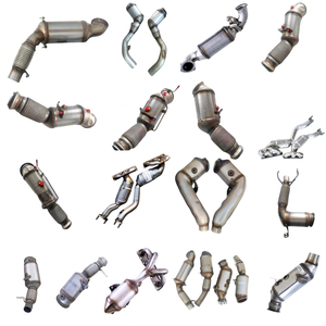 High Flow Euro IV Stainless Steel <b>Gasoline</b> Catalytic Converter New Front 1 Year Warranty 100% Tested E30 E36 E46 M4 E90 F10 E60 - Product Image 1