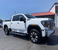 GMC Sierra 2500HD Denali Crew Cab 4x4 2024, boîte automatique, caméra de recul, intérieur cuir gauche, moteur intelligent 8L, porte-bagages de toit en alliage d'aluminium