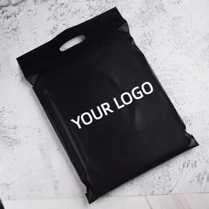 Custom Print Logo Mailer Envelope Plastic Courier Flyer Packaging Plastic Pe Mail Shipping Bag With Handle2025