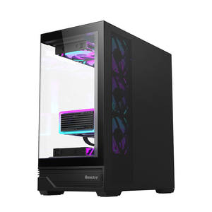 Mid-Tower Computer Case Hunt-Key MVP <span class=keywords><strong>Destiny</strong></span> Black Support ATX/Placa base de la placa base de la caja de la <span class=keywords><strong>PC</strong></span> <span class=keywords><strong>para</strong></span> juegos - Product Image 4
