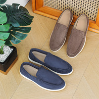 Sepatu Loafer Pria Kulit Suede Sapi Premium Sol Karet, Elegan dan Berkelas untuk Acara Bisnis Kasual