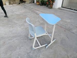 Hình lục giác hình thang bảng kết hợp đầy màu sắc duy nhất trường học bộ lớp học trẻ em nghiên cứu bàn ghế yêu cầu lắp ráp - Product Image 6