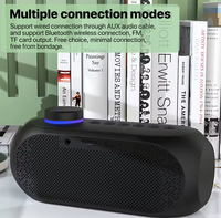 Elektronische wekker radio luidspreker RGB nachtlampje subwoofer draagbaar waterdicht batterij AirPlay draadloos voor plastic