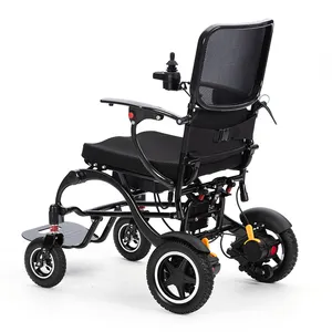 Carbon Fiber Frame Health Care Supplies Foldable Electric Wheelchair Lightweight Wheelchairs For Disabled
