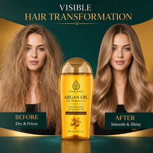 New Generation Moisture Lock Lightweight Softening Improve Frizz Hair Botanical Serum Moroccan Argan Oil Nourishing Hair Oil - Product Image 2
