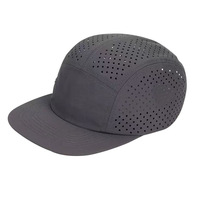 Gorra Deportiva de Verano para Correr, Secado Rápido, Estilo Béisbol, con Cordón Ajustable, Visera Plana Corta, 6 Paneles, para Camping