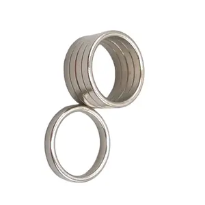 Wholesale rare earth magnetic materials custom strong magnetic galvanized ring NdFeb neodymium magnet