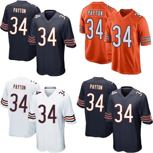 Оптовые ретро-футболки 2026 года в стиле Чикаго: 34 Пейтон, 40 Сейлерс, 72 Пирри, 89 Дитка, 91 Дент. Американские ретро-шорты для футбола, 100% - Product Image 5